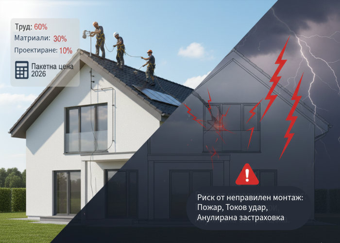 Гръмоотвод за къща цена монтаж